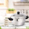 KSJONE Stainless Steel 5 pcs Multi Kadai (Induction Friendly) Idli
