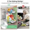 Pull out Cabinet Organizer, 1 Pack Under Sink Organizer, Slide