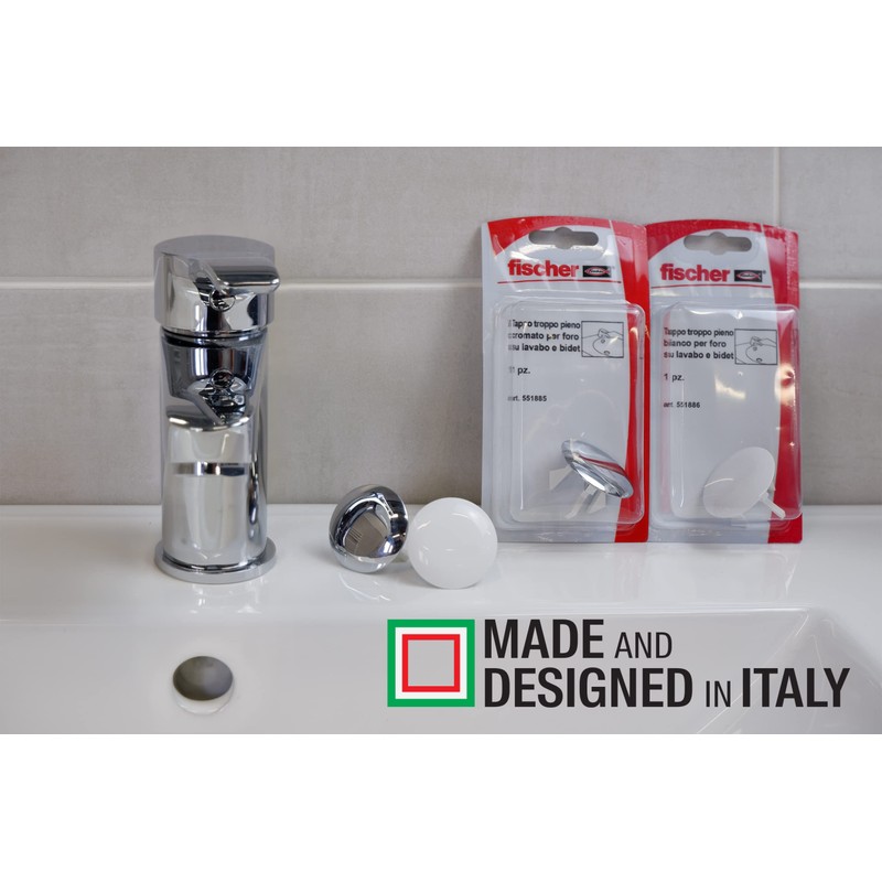 Fischer Overflow Cap TTP K White Lid Suitable for Hole