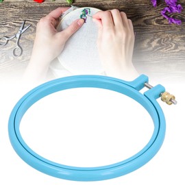 Embroidery Hoops, Plastic Embroidery Hoops Cross Stitch Circle Hoop Round Embroidery Hoops Small Embroidery Hoop Craft Embroidery Hoops (5 Inch OD 74mm Height 17mm ID)