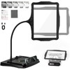 10X Rechargeable Magnifying Glass with Light and Stand, 50 LED