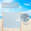 Turquoise Turkish Beach Towel Oversize 100cm x 180cm with Carry