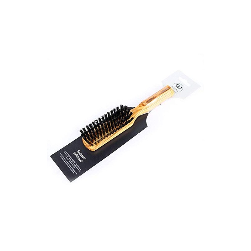 Redecker Hair Brush (Olivewood Boar Hair) Square Genuine Product