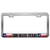 Custom Brother - GOD Bless Texas Texas Chrome Steel Metal