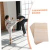Milisten 8pcs Taekwondo Hitting Board Daily Punching Board Rebreakable Boards
