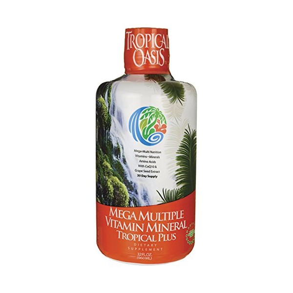 Tropical Oasis, Tropical Plus Multivitamin Mineral, 32 Fl Oz