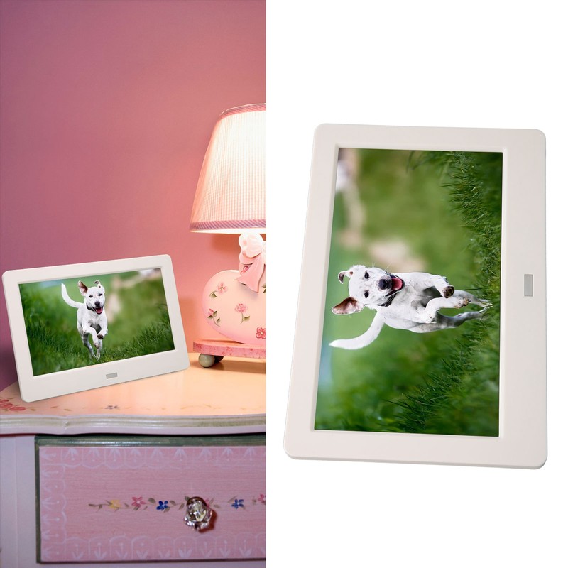 7inch HD Digital Photo Frame Clock Calendar MP3 Music Photo