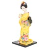NUOBESTY 30x12.5cm Japanese Style Geisha Figurine - Geisha Doll Tabletop