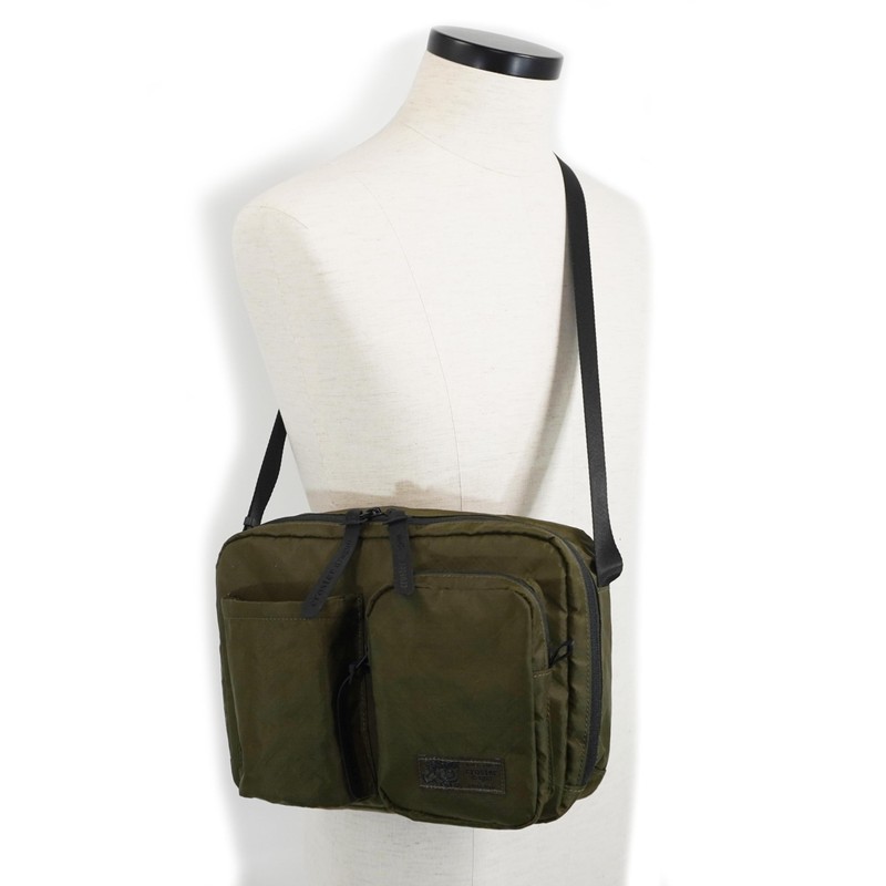 Croster Dragon Shoulder Bag, Bottle Shoulder Bag, Olive, green