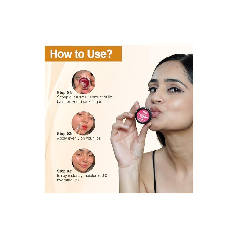 NOURISH MANTRA - Bálsamo Labial Reparador de Rosas Con Spf