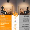 【2025 Upgraded】10-Color Zoomable 12W LED Track Lighting Head Dimmable H