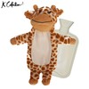 K Collection 3D Novelty Hot Water Bottle with Removable Cover