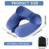 Sintuff - Juego de 2 almohadas inflables para el cuello