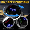 AWBLIN Top Post Battery Disconnect Switch with Voltmeter, DC 5-60V
