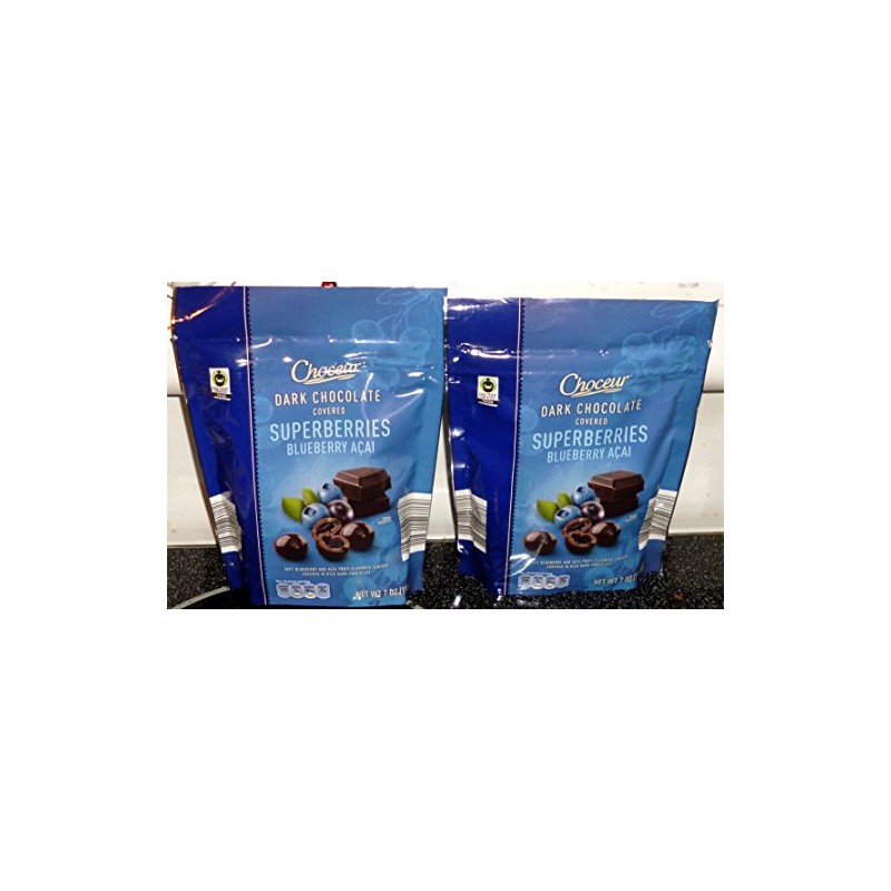 Choceur Dark Chocolate Covered Superberries - Blueberry-Acai (2 Pack)