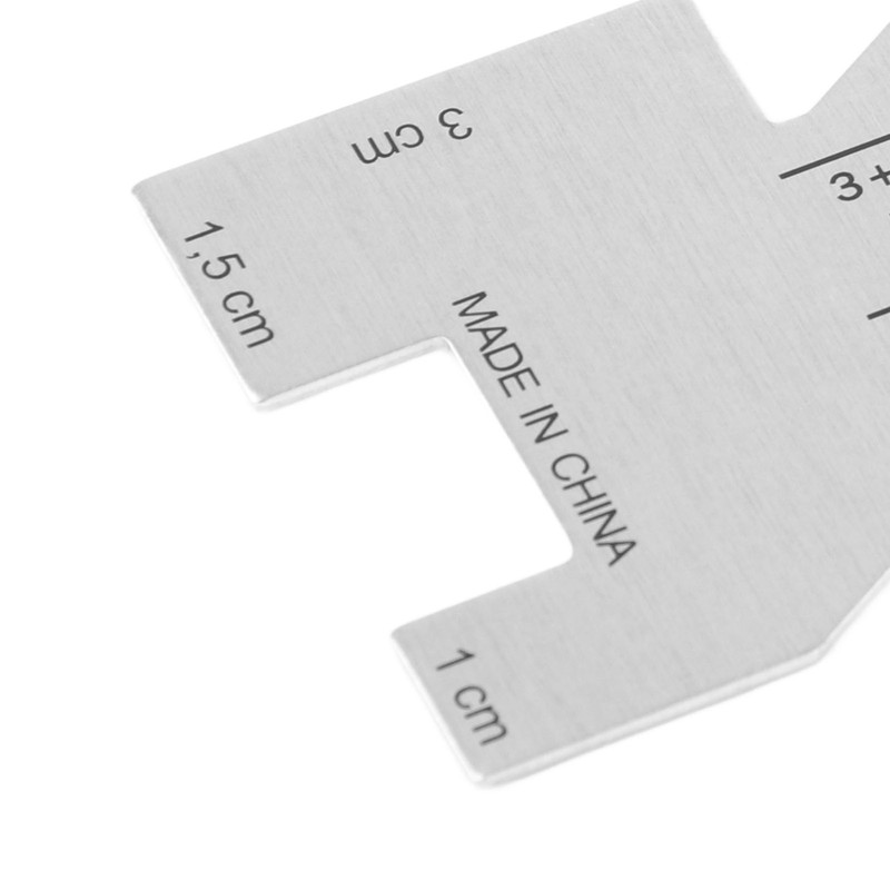 Metal Sewing Ruler Aluminium Alloy Light Flexible Portable Accurate Hand