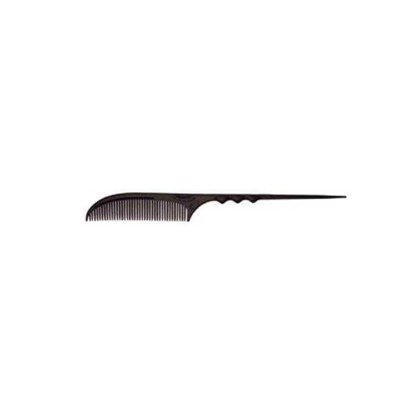 Leader fainaruko-mu PP – 801 Reverse Hair Comb Ska Black Total Length 218 mm