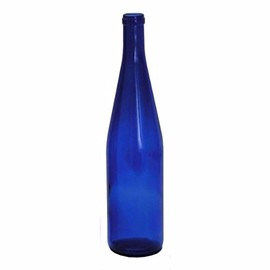 Never Pay Retail Again Inc. FBA_Does Not Apply 750ml Cobalt Blue California Hock Bottles, 12 per case