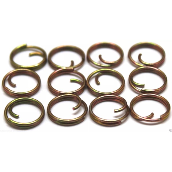 mil-spec 7/16in 13mm zinc uniform button rings fasteners no sew