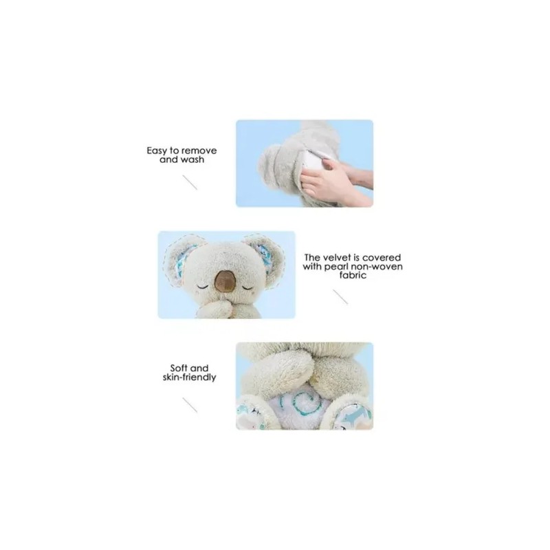 Koala De Peluche Respiración Antianciedad Koala Juguete Calm Color Rosa
