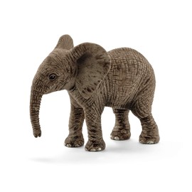 SCHLEICH 14763 African baby elephant Wild Life Toy Figurine for children aged 3-8 Years