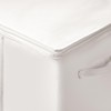 TYEERS Large Storage Bags with Zipper and Clear Window, Cotton