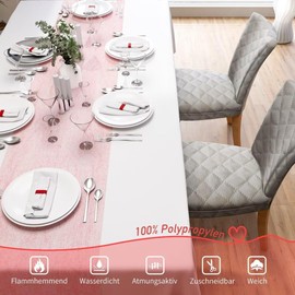 Longing Home Table Runner, 0.3 x 50 m, Yellow, Disposable Non-Woven Fabric-Like Tablecloth Roll, Suitable for Birthday, Party, Decoration