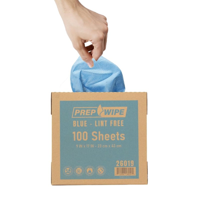 Prep Wipe Lint Free Cleaning Towels Pack of 100 Sheets