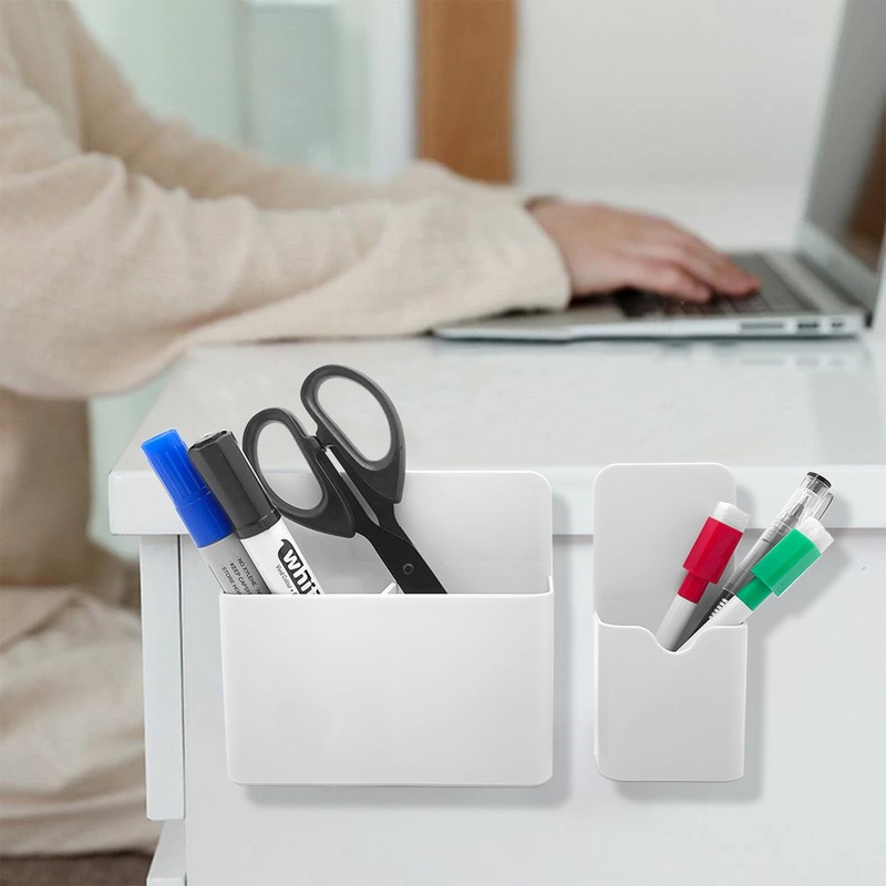 Skythrive Magnetic Marker Holder for Whiteboard Pens, Locker Organiser, Whiteboard