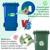 KFHENSOMR Recycle Stickers for Trash Bins 6Pcs Self-adhesive Trash and