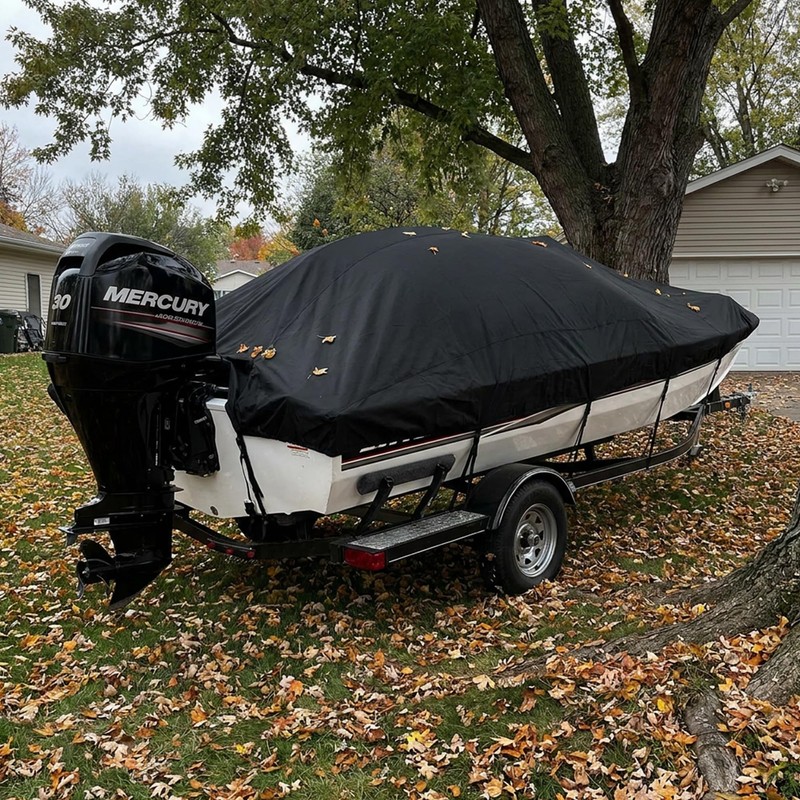 87 x 37 Inch Boat Cover Support Airbag, Double-Layer Boat