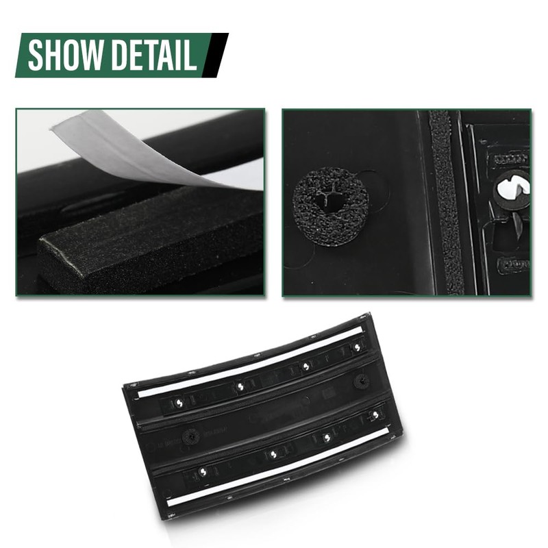LQI Door Side Fender Vent Molding Cover Trim Left &