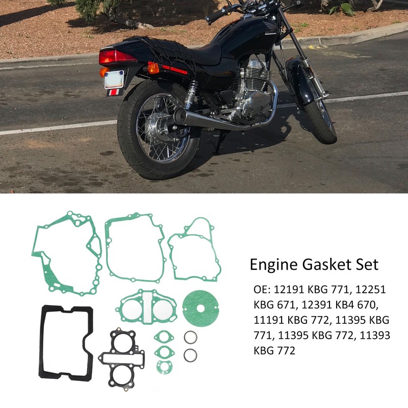 Engine Gasket Set Cylinder Head Clutch Cover Crankcase Central Gaskets