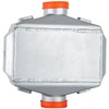 Aluminum Universal Liquid/Water to Air Intercooler 3" Air Inlet&Outlet Silver