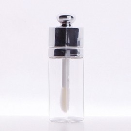 Premium Portable 3ml Empty Cosmetic Container for Lip Gloss & Tint Silver Tint Empty Bottle - 3ml 5ea