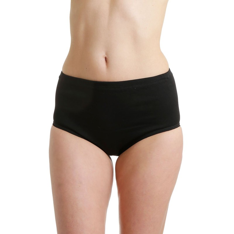 LisaModa Women's Waist Briefs Pack of 6 Seamless Stretch Cotton,