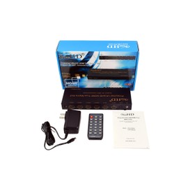 ViewHD HDMI 6x2 Matrix Supports | HDMI v1.4 / 4K@30Hz | ARC | Toslink Audio Output | 3.5mm Headphone Output | Model: HM6X2i