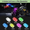 KEWAYO 4 Luci Strobe LED Wireless con Telecomando - 7
