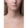 SILVEGO Women's Necklace 925 Sterling Silver Pendant with Name, Sterling