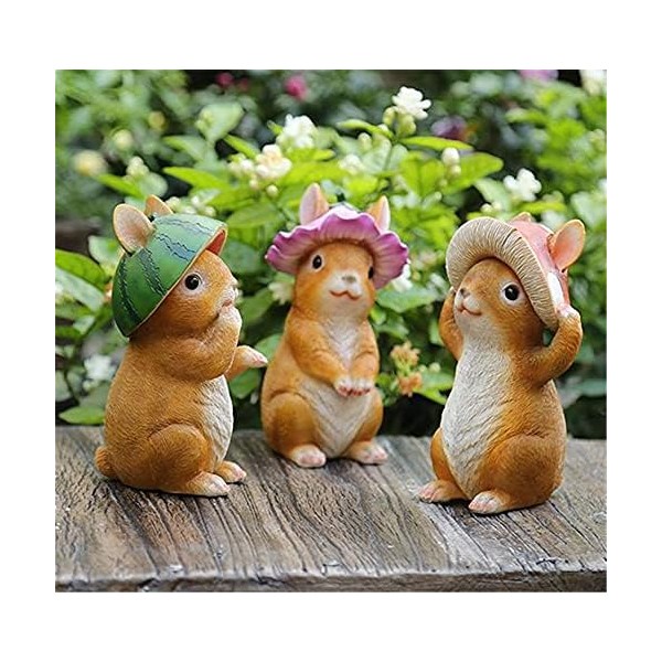 Champion Crafts Super Value Garden Ornament, Rabbit Cute Wind of