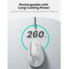 Nulea MD280 Ergonomic Vertical Wireless Mouse - Bluetooth & 2.4G