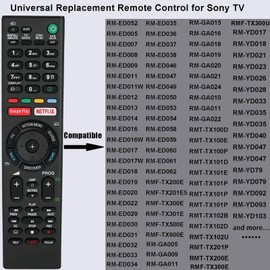 Replacement Remote Control Compatible with RMF-TX310U for Sony TV XBR-55X800G, XBR55X800G, XBR55X850F, XBR-55X850F, XBR55X900F, XBR-55X900F, XBR-60X830F, XBR-65X800G