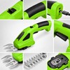 2-in-1 Cordless Grass Shears for Lawn Edging & Hedge Trimming