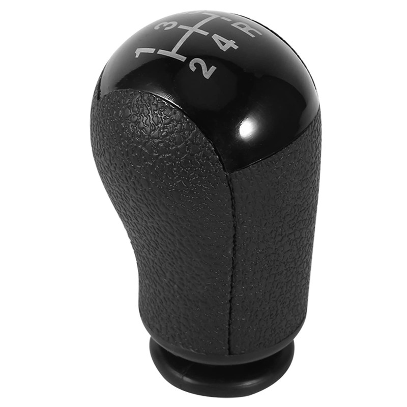 Gear Stick, ABS Comfortable 5 Speed Knob for Car (Black)