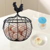 Wire Egg Basket for Gathering Fresh Eggs, Metal Chicken Egg