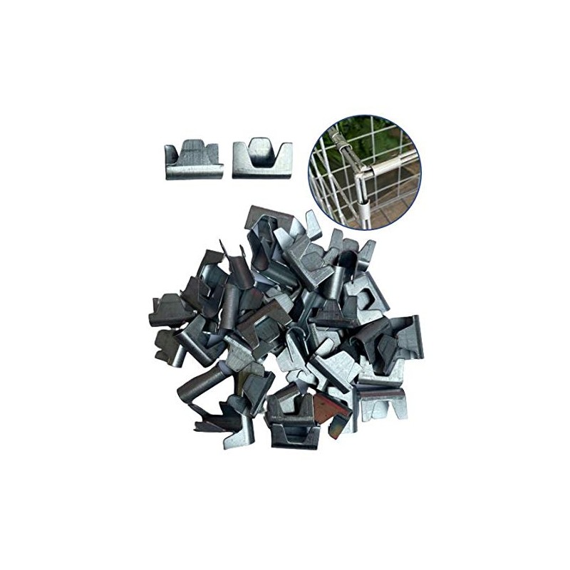 250 Large Wire Mesh Clips - Gabions, Cage making, Fencing,