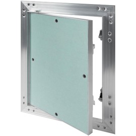ECOPRO VENT 8" x 10" Inch Aluminum Drywall Access Panel - Service Shaft Door - Plumbing, Electricity, Heating, Alarm Wall Inspection hatch for Drywall - Bathroom Service Access Hole Cover