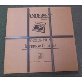 Andersen Tilt-Wash Double Hung Terratone Vinyl Window Grille TW2442