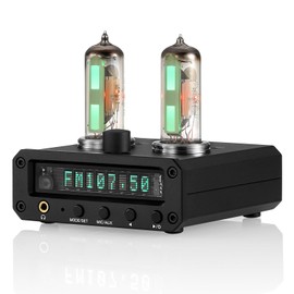 Magic 6E2 Preamp Stereo Headphone Amp Sound Level Indicator FM Radio Clock