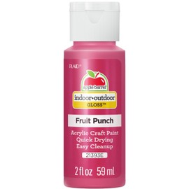 Apple Barrel Pintura acrílica con acabado brillante, 2 oz., Ponche de frutas
